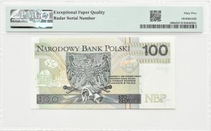 III RP, W. Jagiełło, 100 złotych 2018, Warszawa, seria GO, PMG 65 EPQ