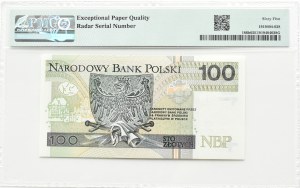 III RP, W. Jagiełło, 100 złotych 2018, Warszawa, seria GO, PMG 65 EPQ
