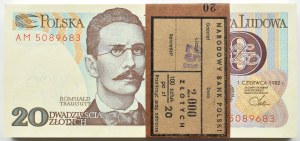 PRL, 20 zloty 1982, Warsaw, AM series, PACZKA BANKOWA