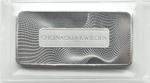 III RP, Chojnacki& April, silver bar 100 grams, foiled (1)