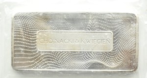 III RP, Chojnacki& April, silver bar 100 grams, foiled (4)