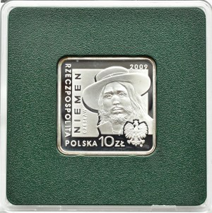 III RP, 10 zl 2009, Cz. Niemen square version, Warsaw, UNC