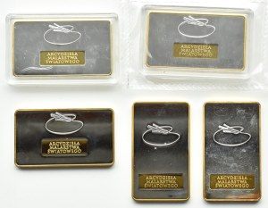Masterpieces of World Painting, set of 5 hologram bars