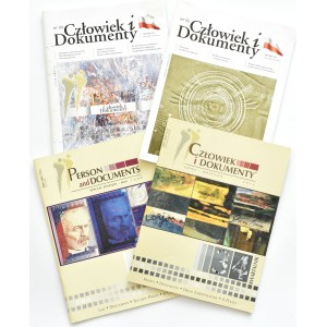 Człowiek i dokumenty, lot czasopism i banknotach PWPW 2009-2014, 4 sztuki