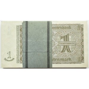 Niemcy, III Rzesza, 1 marka 1937 seria K, PACZKA BANKOWA, PIĘKNA!