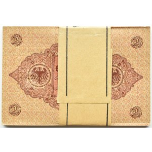 Germany, Weimar Republic, 2 marks 1920 series 55, BANK PACKAGE