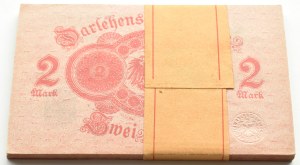 Germany, Empire, 2 marks 1914, M series, BANK PACKAGE, BEAUTIFUL!