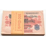 Niemcy, Cesarstwo, 2 marki 1914, seria M, PACZKA BANKOWA, PIĘKNA!