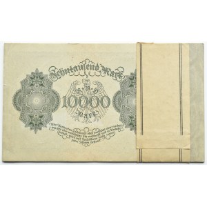 Germany, Weimar Republic, 10000 marks 1922, series K, BANK PACKAGE, RARE