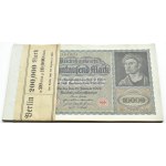Germany, Weimar Republic, 10000 marks 1922, series K, BANK PACKAGE, RARE