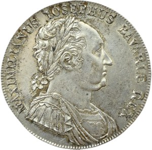 Germany, Bavaria, Maximilian Joseph, 1818 thaler, Munich, Constitution, VERY BEAUTIFUL