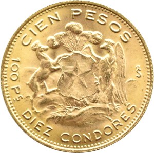 Chile, 100 pesos 1970, Santiago, UNC