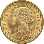 Chili, 100 pesos 1970, Santiago, UNC