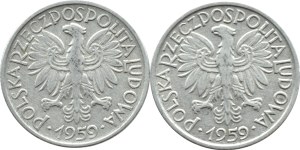 People's Republic of Poland, Berry, Lot 2 zloty 1959, Warsaw