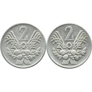 PRL, Jagody, lot 2 złote 1958, Warszawa
