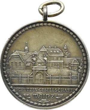 Germany, Medal commemorating the opening of the new Mainz (Mainz) 1903 shooting range building, original box