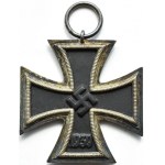 Niemcy, III Rzesza, Krzyż żelazny 1939 II klasy ze wstążką, sygn. 55 - J.E. Hammer & Söhne