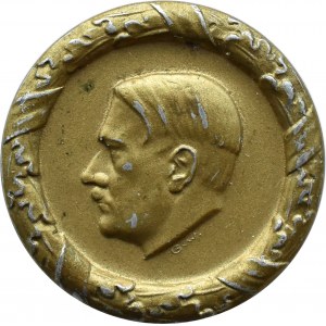 Niemcy (III Rzesza), przypinka Adolf Hitler, (odmiana 4)