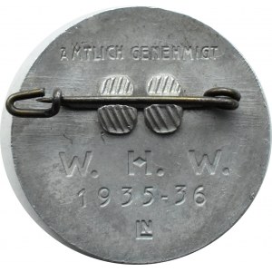 Niemcy (III Rzesza), przypinka Adolf Hitler, (odmiana 2)