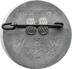 Germany (Third Reich), Adolf Hitler pin, (variety 2)