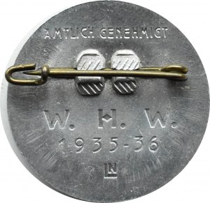 Germany (Third Reich), Adolf Hitler pin, (variety 2), VERY BEAUTIFUL