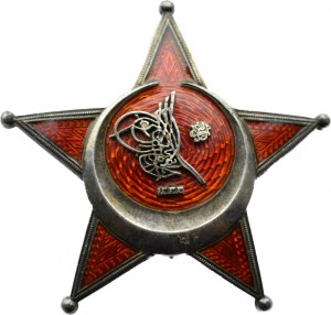 Turkey, Mehmed V, Gallipoli star, silver, signed, RARE