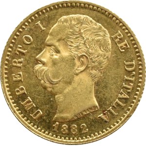 Królestwo Włoch, Umberto I, 20 lirów 1882, Turyn