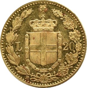 Kingdom of Italy, Umberto I, 20 lira 1882, Turin