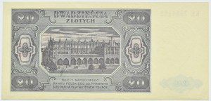 RP, 20 zloty 1948, KE series, UNC