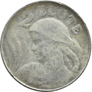 II RP, Spikes, 2 zloty 1924 reverse, FALSE FROM THE ERA