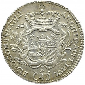 Austria, Maria Theresa, 1/4 thaler 1742, Hall, Beautiful!