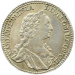 Austria, Maria Theresa, 1/4 thaler 1742, Hall, Beautiful!