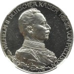 Germania, Prussia, Guglielmo II in uniforme, 2 marchi 1913 A, Berlino, NGC PF64
