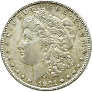 USA, Morgana, 1 dolar 1901 O, Nowy Orlean, PIĘKNY!