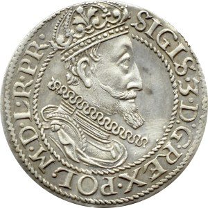 Zygmunt III Waza, ort 1615, Gdańsk, typ I - WĄSKA KRYZA i SZPICZASTA TARCZA