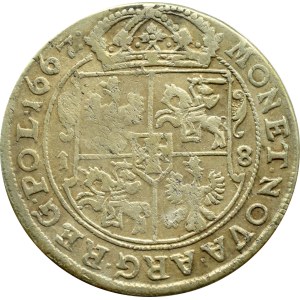 Jan II Kazimierz, ort 1667 T.L.B., Bydgoszcz