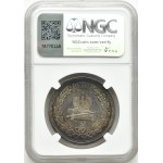 Russland, Alexander III, Krönungsrubel 1883 АГ, St. Petersburg, NGC UNC Details, SCHÖN