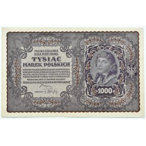 II RP, 1000 marks 1919, 1st series CK - type 7, BEAUTIFUL!