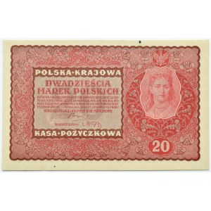 II RP, 20 marek 1919, II seria EO, UNC