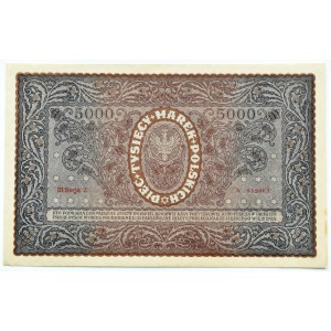 II RP, 5000 marek 1919, III seria Z, PIĘKNE!