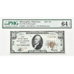 USA, First National Bank in Minneapolis, Minnesota, $10 1929, PMG 64 EPQ