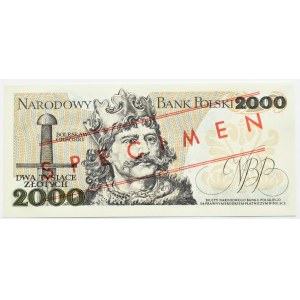 People's Republic of Poland, Mieszko I, 2000 gold 1979, S series, MODEL No 2314*, UNC