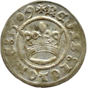 Sigismund I the Old, half-penny 1509, Cracow, BEAUTIFUL