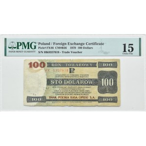 PeWeX, $100 1979, série HK, PMG 15