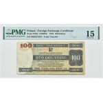 PeWeX, $100 1979, HK series, PMG 15