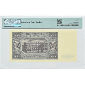 RP, 20 zloty 1948, KE series, Warsaw, PMG 66 EPQ