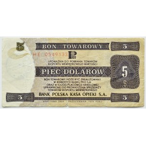 PeWeX, 5 dolarów 1979, seria HE