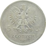 II RP, Sztandar, 5 złotych 1930, Warszawa