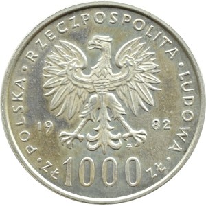 People's Republic of Poland, John Paul II, 1000 zloty 1982, Warsaw