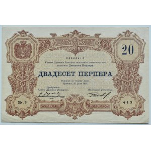 Czarnogóra, 20 perperów 1914, seria HB.3